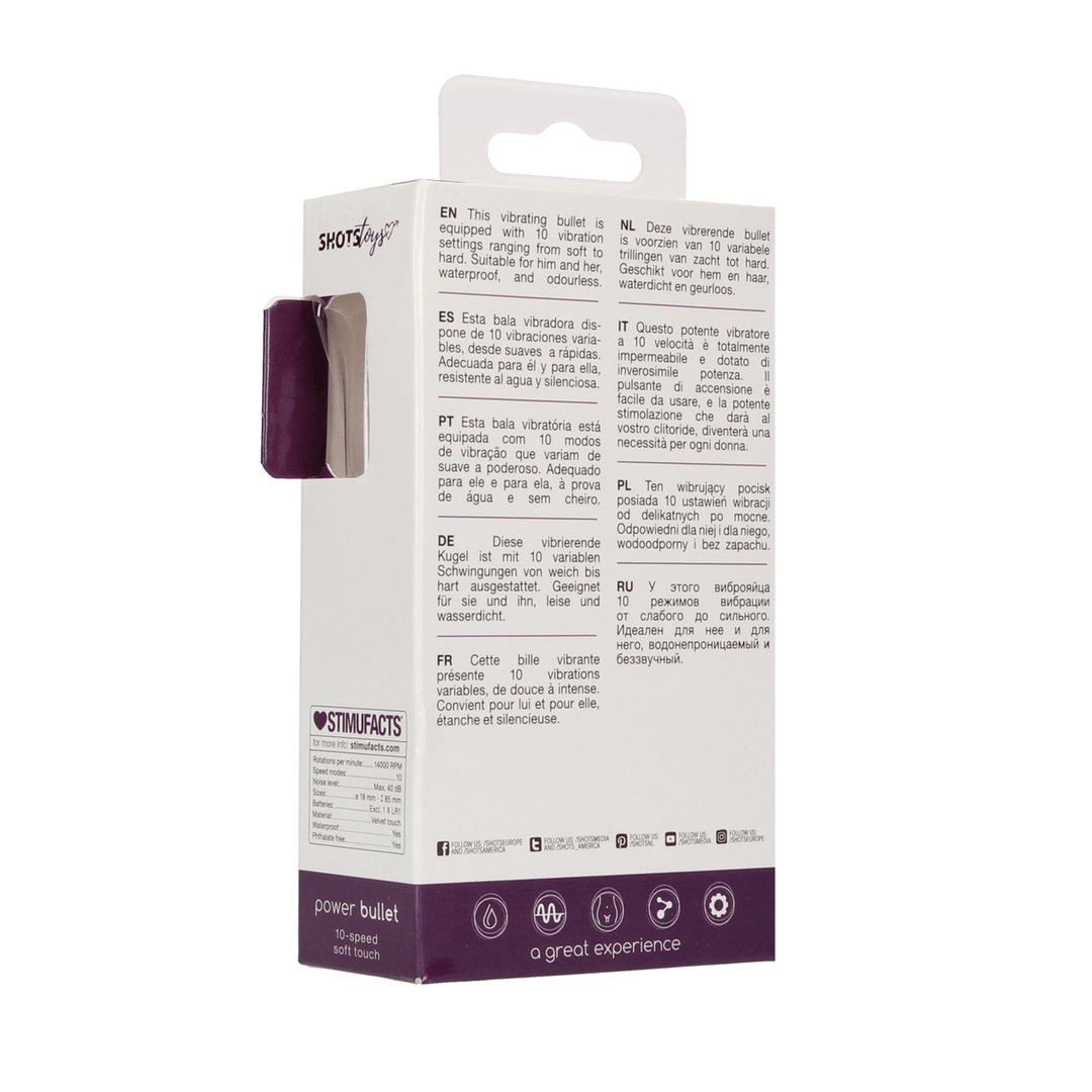 Vibro-Bullet Mini für die Klitoris Violett 8,5 x Ø 1,8 cm – Ansicht 3