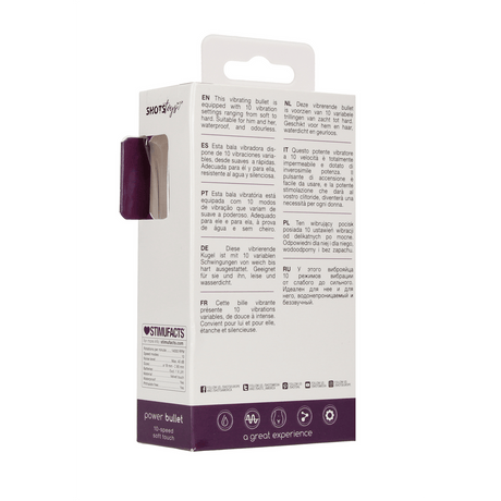 Vibro-Bullet Mini für die Klitoris Violett 8,5 x Ø 1,8 cm – Ansicht 3