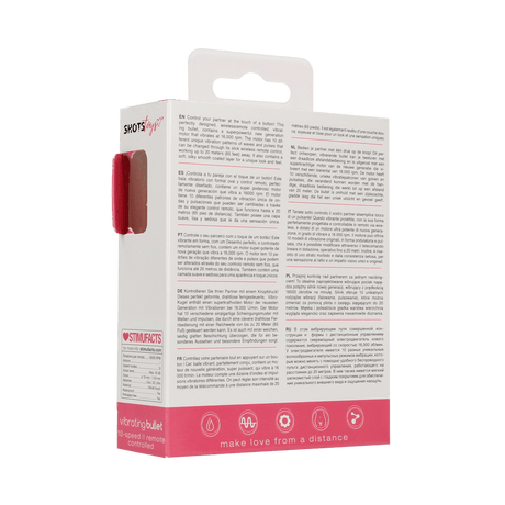 Vibro-Bullet mit Fernbedienung Pink 6,3 x Ø 1,9 cm – Ansicht 3