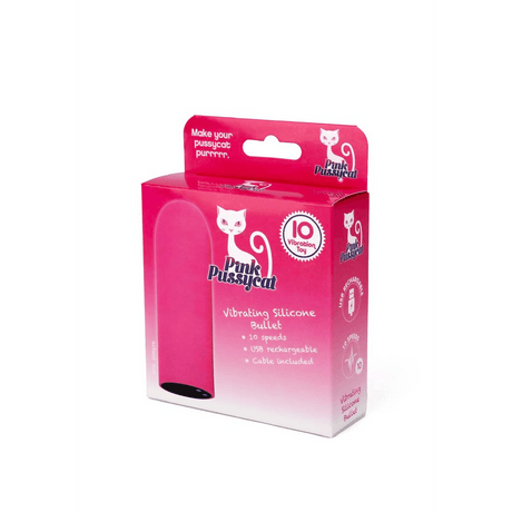 Vibro-Bullet Pink Pussycat Silikon Pink 8 cm