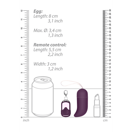 Vibro-Ei G-Punkt kabellos Schwarz 8,8 x Ø 3,4 cm – Ansicht 14
