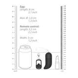 Vibro-Ei G-Punkt kabellos Schwarz 8,8 x Ø 3,4 cm – Ansicht 7