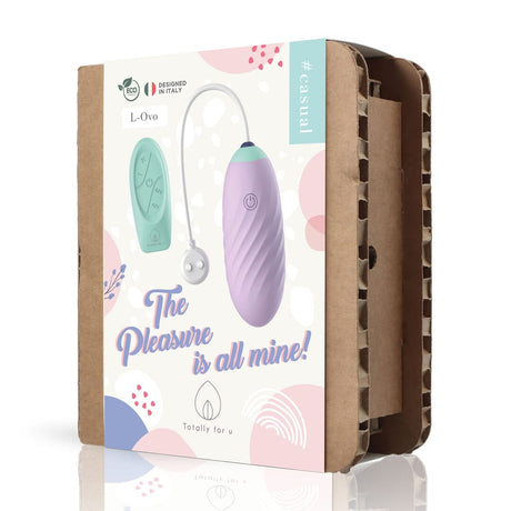 Vibro-Ei Lovo mit Fernbedienung Violett 18 x 2,8 cm – Ansicht 2