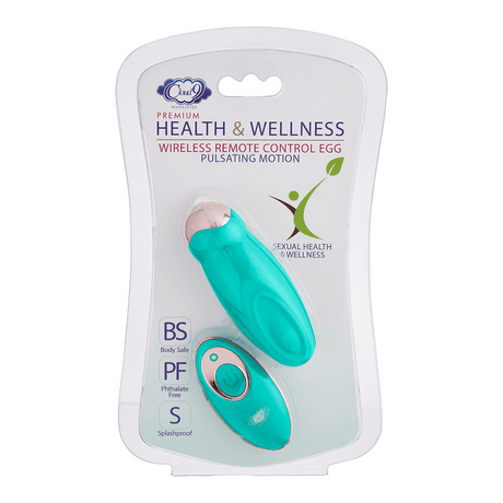Vibro-Ei mit Fernbedienung und Pulsfunktion Türkis 3,3 cm – Ansicht 2