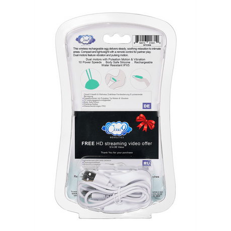 Vibro-Ei mit Fernbedienung und Pulsfunktion Türkis 3,3 cm – Ansicht 3