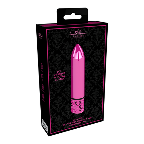 Vibro-Ei Royal Gems Glamour Pink 10,6 x Ø 2,3 cm – Ansicht 2