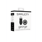 Vibro-Ei Simplicity George mit Fernbedienung Schwarz 9 cm – Ansicht 2