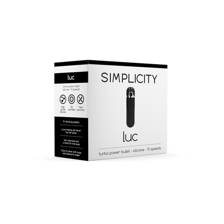 Vibro-Ei Simplicity Luc Turbo Power Bullet Schwarz – Ansicht 2