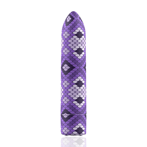 Vibrator Bullet Snake wiederaufladbar mit 10 Intensitäten Lila – Ansicht 2
