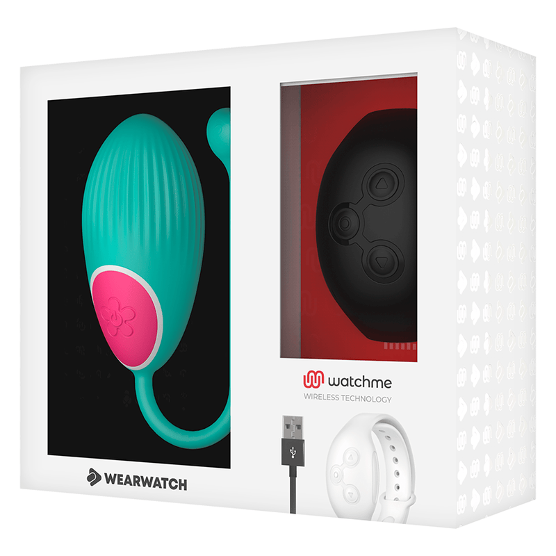 Vibro-Ei Watchme mit Fernbedienung Aquamarin/Schwarz – Ansicht 5