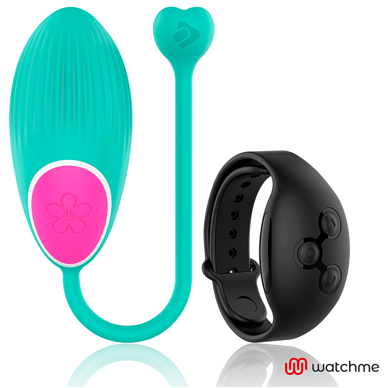 Vibro-Ei Watchme mit Fernbedienung Aquamarin/Schwarz – Ansicht 2