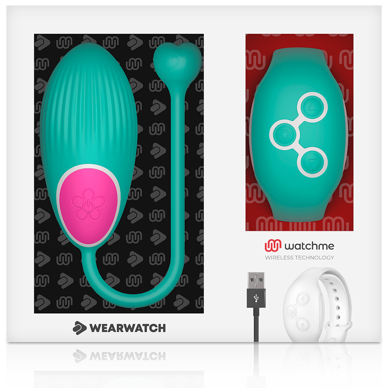 Vibro-Ei Watchme mit Fernbedienung Aquamarin/Schwarz Modell 2 – Ansicht 6