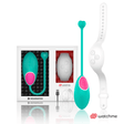 Vibro-Ei Watchme mit Fernbedienung Aquamarin/Weiß