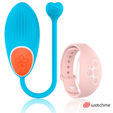 Vibro-Ei Watchme mit Fernbedienung Blau/Rosa – Ansicht 2