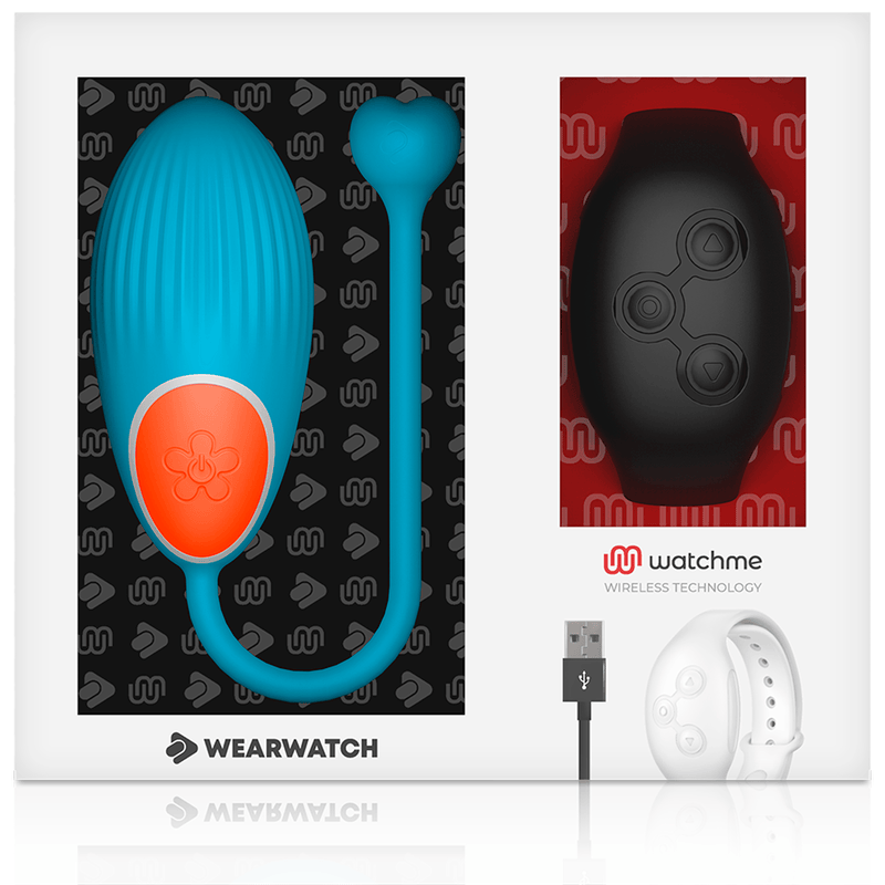 Vibro-Ei Watchme mit Fernbedienung Blau/Schwarz – Ansicht 7