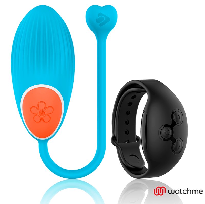 Vibro-Ei Watchme mit Fernbedienung Blau/Schwarz – Ansicht 2
