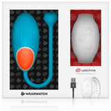 Vibro-Ei Watchme mit Fernbedienung Blau/Weiß – Ansicht 5