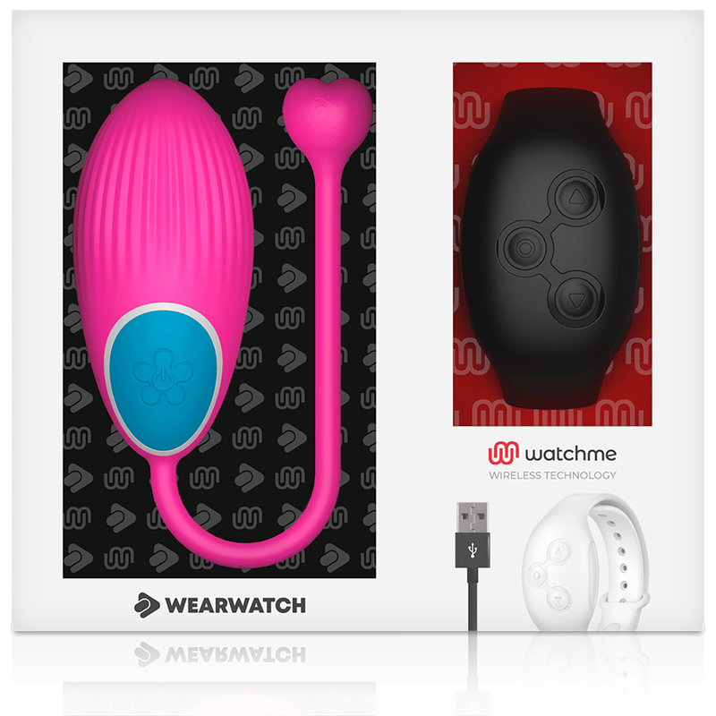 Vibro-Ei Watchme mit Fernbedienung Fuchsia/Schwarz – Ansicht 6