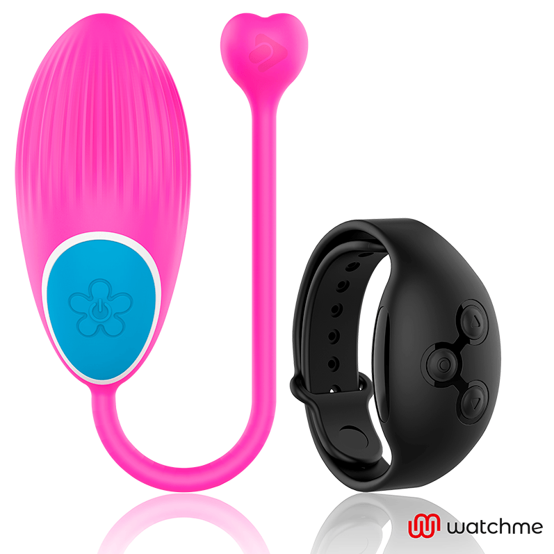 Vibro-Ei Watchme mit Fernbedienung Fuchsia/Schwarz – Ansicht 2