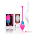 Vibro-Ei Watchme mit Fernbedienung Fuchsia/Weiß
