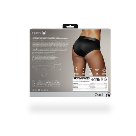 Vibro-Slip hochgeschnitten Schwarz – Ansicht 4