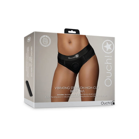 Vibro-Slip hochgeschnitten Schwarz – Ansicht 2