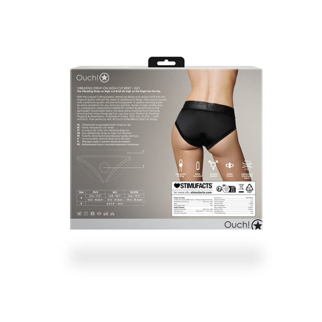 Vibro-Slip hochgeschnitten Schwarz – Ansicht 18