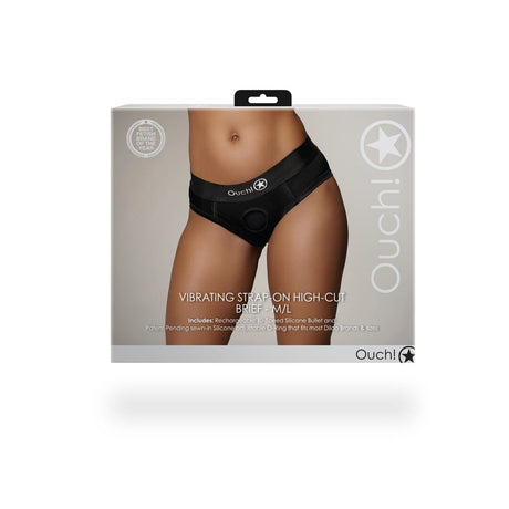 Vibro-Slip hochgeschnitten Schwarz – Ansicht 3