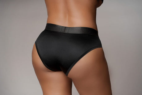 Vibro-Slip hochgeschnitten Schwarz – Ansicht 12