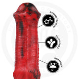 Vulcanus Night Dragon Fantasy-Dildo 14 x 4,9 cm – Ansicht 6