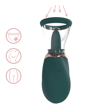 Vulva- und Brustpumpe Boost mit Akku Waldgrün 6,3 cm
