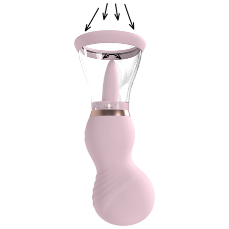 Vulva- und Brustpumpe Sensual Pink 6,3 cm