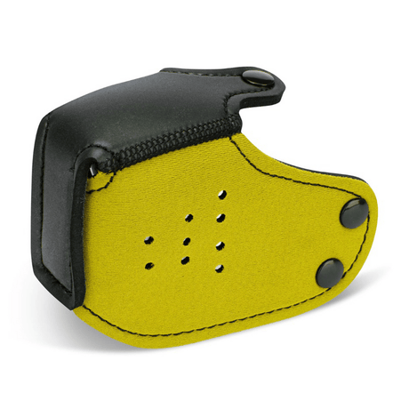 Welpenmaulkorb Neopren Gelb 13 cm