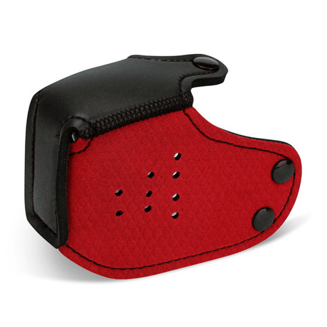 Welpenmaulkorb Neopren Rot 13 cm