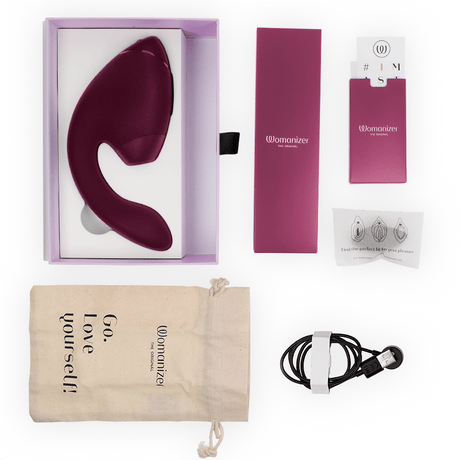 Auflegevibrator Duo Next Doppelter Klitoris- & g-Punkt-Stimulator Dunkles Rosa 56 x 19,5 cm.5