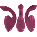Auflegevibrator Duo Next Doppelter Klitoris- & g-Punkt-Stimulator Dunkles Rosa 56 x 19,5 cm.1