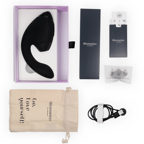 Auflegevibrator Duo Next Doppelter Klitoris- & g-Punkt-Stimulator Schwarz 56 x 19,5 cm.5