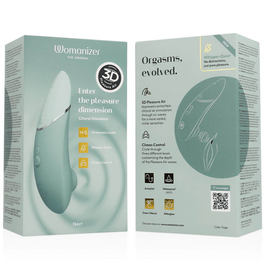Auflegevibrator Nächster Klitorisstimulator Sage Schwarz 17,1 x 5,4 cm.6