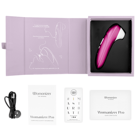 Womanizer - Pro Vibrant Klitoralstimulator Pink