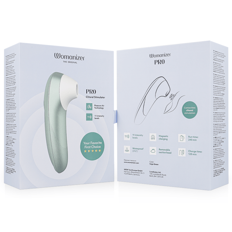 Auflegevibrator Pro Vibrant Klitoralstimulator Salbeigrün.6