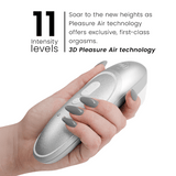 Womanizer - Pro Vibrant Klitoralstimulator Silbergrau