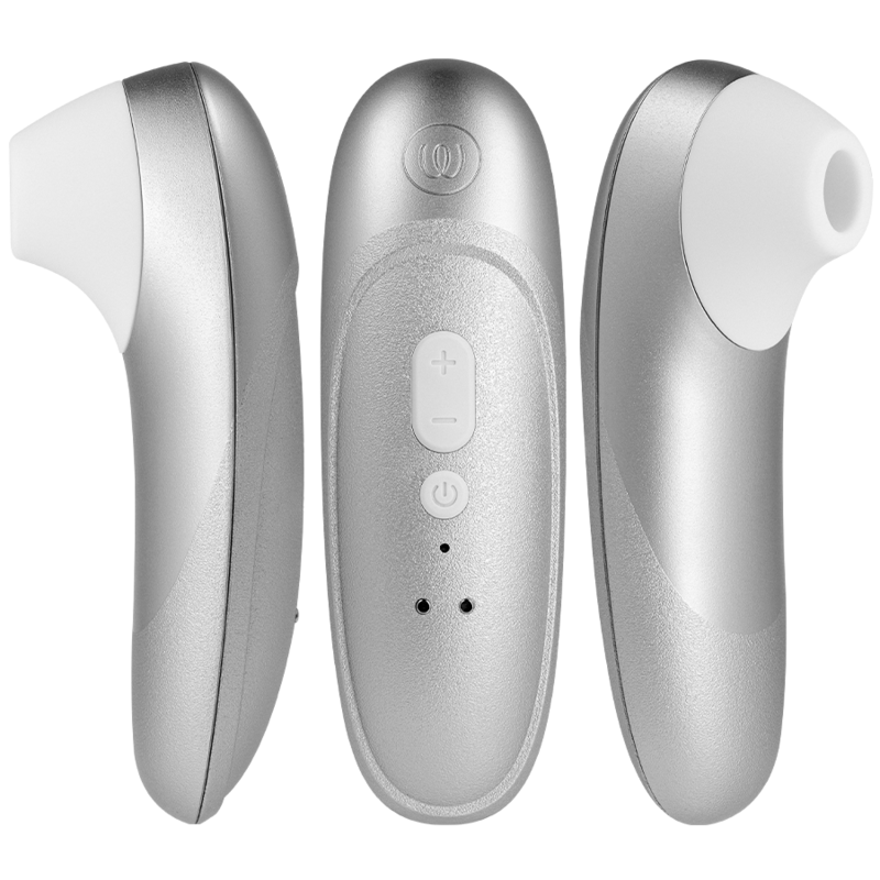 Womanizer - Pro Vibrant Klitoralstimulator Silbergrau