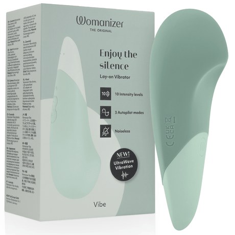 Womanizer - Vibe Lay-On Silent Vibrator Sage