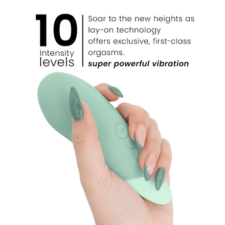 Womanizer - Vibe Lay-On Silent Vibrator Sage