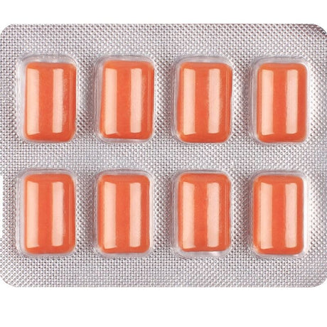 Wug Multivit – Funktionelles Multivitamin – Kaugummi mit Tropischem Geschmack, 8 Stück Pro Blisterpackung