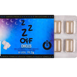 Wug Off – Funktionelles Melatonin & Baldrian – Lakritz – Kaugummi, 8 Stück