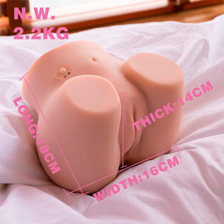 Xise - Connie Back Masturbator für Vagina und Anus, Realistische Mehrfachpositionen mit Vibration