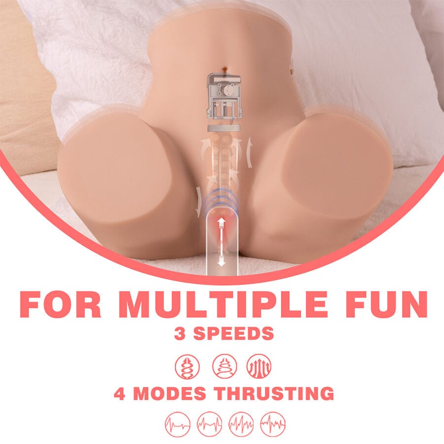 Masturbator Danae Stossender Realistischer Vagina-Mastubador mit Vibration in Mehreren.7