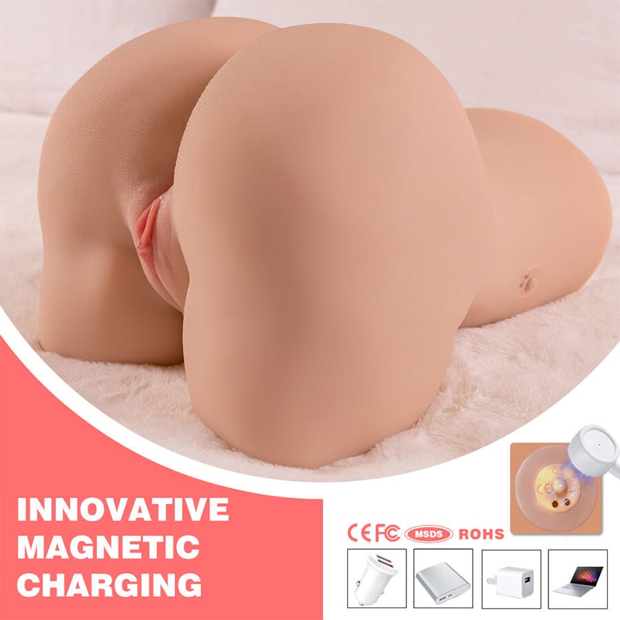 Masturbator Danae Stossender Realistischer Vagina-Mastubador mit Vibration in Mehreren.8