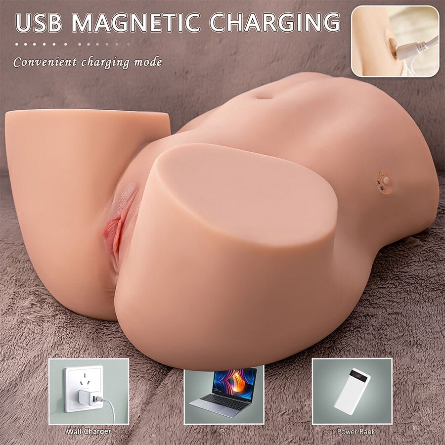 Masturbator Ethel Realistischer Vagina- mit Mehreren Vibrationspositionen.14